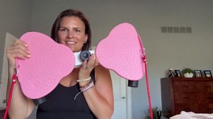 Twisting Waist Machine, Waist Twister Machine with Resistance Bands - 300 lbs Weight Capacity, Noiseless Aerobic Waist Sculptor Twist for Belly Fat Loss, Home Gym Equipment for Women/Men (Pink)