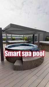 A massage hot tub can be installed in an area as small as 5 square meters. #bathroomtub #bathtub #bathtubgoals #bathtubdesign #bathtubs | Sunripple Aquatics US