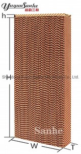 [Hot Item] Yuyun Sanhe Industrial Workshop Evaporative Cooling Pads Wet Curtain Model 7090