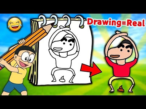 Drawing Became Real 😱 || Funny Game Roblox 😂