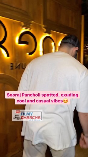 Sooraj Pancholi spotted, exuding cool and casual vibes😍 #soorajpancholi | The Filmy Charcha