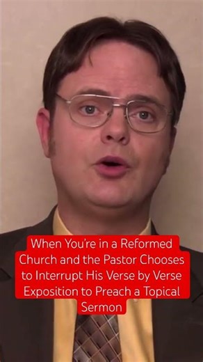 A Topical Sermon! Noooo!!!!!