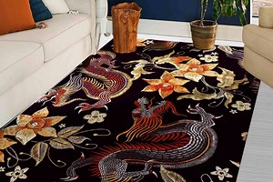 Japanese Rug, Cool Rug, Dragon Rug, Gift for Him, Modern Rug, Chinese Dragon Rugs, Asian Dragon Pattern Rug, Gift for Him, Living Room Rug, - Etsy