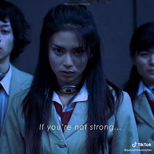 be strong, mitsuko #mitsuko #mitsukosouma #edit #battleroyale #battleroyale2000 #jmovie #jmoviefyp #fyp #foryoupage #aestheticedits #sadedits #aftereffects