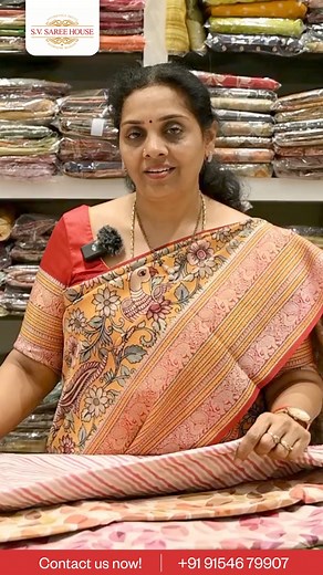 3.1K views · 31 reactions | Discover elegance at SV Saree House with our unique raw silk sarees. Contact us on +91 91546 79907 for more details! | SV Saree House | Facebook