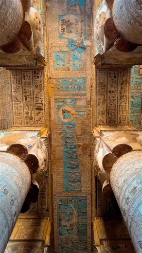 2.5K views · 83 reactions | Exploring the timeless beauty of Dendara Temple, dedicated to the goddess Hathor. Step into a world of ancient mystique and intricate hieroglyphs as you wander through this sacred sanctuary.  Credits :@palomafts ________ . . . . #️⃣ #travelguide #travelblogger #cabincrew #travellers #traveltheworld #Egypt #مصر #thisisegypt | EgypTours | Facebook