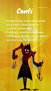 #Conti is usually accessed through RDP, but the credentials can also be obtained through #phishing or info stealing trojans like Trickbot or Qbot. To learn more about it check our guide here ➡️ https://wbrt.io/3SHLsV1 #cyberresilience #dataprotection | Webroot