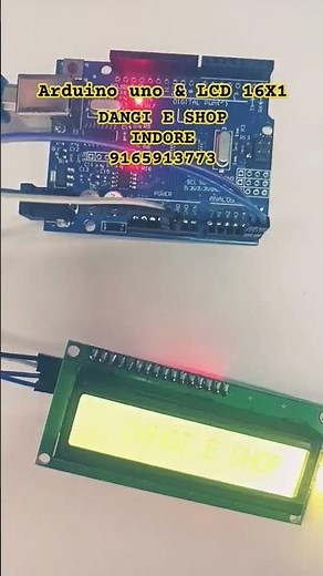 lcd interfacing | 16x1 lcd | arduino uno and lcd | lcd 16x1 interfacing |