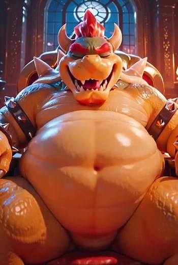 Bowser belly!! #monsterfudger #vore #furry #Scalie #Fyp