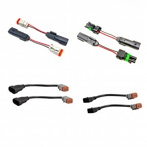 [Hot Item] Custom Automobile LED Switch Driving Light Fog Light Pigtail Backlight Wiring Harness