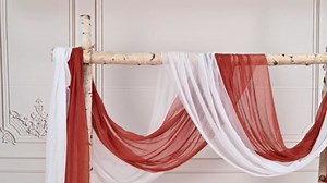 10 Yard Beige Gauze Cheesecloth Craft Fabric for DIY Wedding Arch Draping, Ceiling Drape, Table Runner, Curtain, Cloth Napkin, Craft Gauze Fabric for Background Party Banquet Wedding Decor