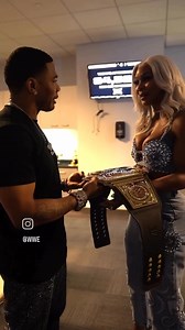 Jade Cargill presented a WWE Championship to Rapper Nelly | Pro Wrestling World