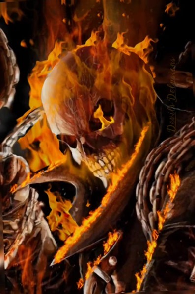 Marilyn Manson, The Beautiful People #ghostrider #fire #fireskull #flame #devilsdelusions #skull #reels #reelsviralシ | Devils Delusions