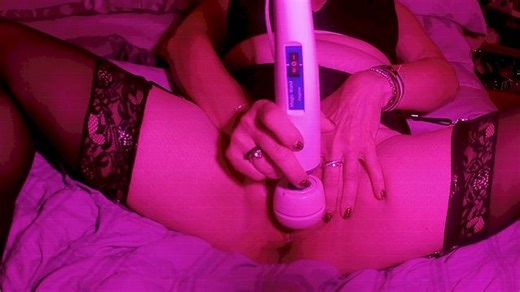 Using my purple wand to please myself