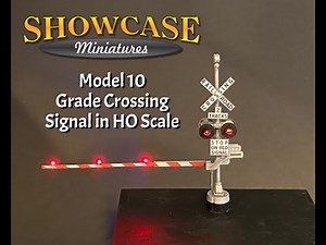 HO Scale Model 10 Grade Crossing Signal #2392