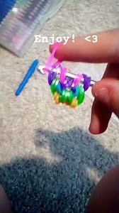PART 3! (done) Making a rainbow loom blossom 🌸