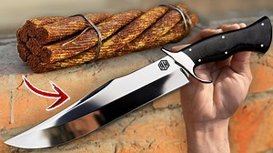 3.2M views · 62K reactions | Forged a Luxury Bowie Knife #knifemaking #forging #blacksmithing #crafts | Random Hands | Facebook