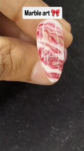 ✨🎀 Marble Nail art ✨. #nails #nailart #shiningnails #simplenails #naildesign #viralvideo