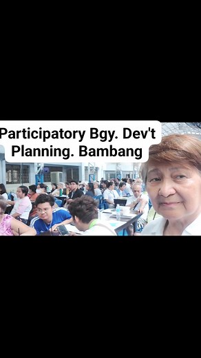 Participatory Barangay Development Planning (PBDP) in Bambang, Pasig City. | Evelyn Sumulong Ruiz