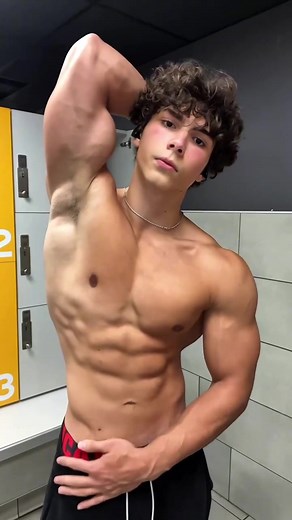 Young Athletic Stud Showcases Impressive Physique