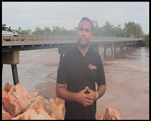 2.5K views · 51 reactions | Flood warnings remain in place for the Fitzroy River. NITV's West Australian Correspondent Craig Quartermaine is at the scene as he travels the North West gathering stories ahead of the return of The Point on Monday April 3. | NITV | Facebook