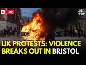 UK Protests LIVE: Far-right Protesters Clash With Police | Bristol Riots LIVE | Southport | N18G