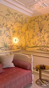 Our rooms at Le Meurice come alive with hand-painted masterpieces by the talented artisans at de Gournay ✨ #DCmoments https://bit.ly/48aguvH | Dorchester Collection