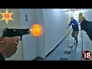 🔞👮‍♂️BEST OF POLICE SHOOTING CRIMINALS 50 - BRUTAL BODYCAM MOMENTS