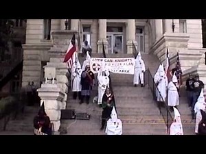 Alex Jones Bullhorns The Ku Klux Klan In Waco Texas - October 24 1999