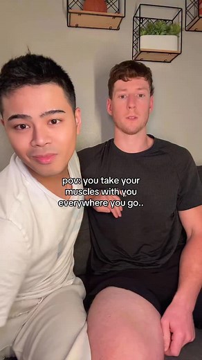 13K views · 837 reactions | Of course I take my muscles with me! 來 ….. #lgbt #lgbtcouple #mlm #gay #relatable #gaycouple #fyp #filipino #love #cute #muscle #boys | Rome Calma | Facebook