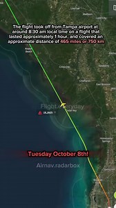2.1K views | The last flight to take off from Tampa before the airport was closed due to Hurricane Milton was operated by a Boeing 757 (Flight DL2605). ✈️ Via Flight Everyday #HurricaneMilton #tDL2605 #Aviation | AirNav Radar | Facebook