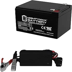 Mighty Max Battery 12V 12AH Battery Replaces John Deere HPX SE IGOD0051 + 12V Charger