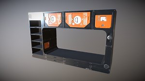 SCI-FI Bed - Download Free 3D model by Ragnarrokk