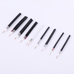 [Hot Item] RG6 Quad Shielded Coaxial Cable (RG6 Coax Cable) in Black
