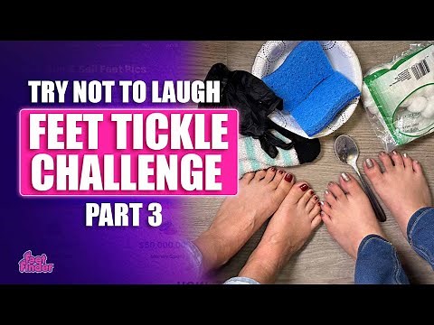 Feet Tickle Challenge Part 3: Try Not to Laugh – Tickle Roulette Wheel of Punishments