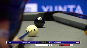 Last year's runners-up come through against the Greeks to get their World Cup campaign underway 🌟🇸🇬 #WorldCupofPool 🌎 | Matchroom Pool