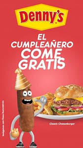 ¡Celebra tu día especial en grande con Denny’s! 🎉 Porque en tu cumpleaños, te mereces todo lo mejor… ¡y comer gratis en Denny’s! 🥞🍳✨ Ven y disfruta de tus platillos favoritos mientras celebramos contigo un año más lleno de momentos inolvidables. 🎂 Ven con nosotros y haz de tu cumpleaños una experiencia deliciosa y única. ➡️ Aplican restricciones: https://bit.ly/4hqKfxL 📍 Sucursales abiertas 24/7: 📌 Denny’s Las Ramblas Santa Ana – 2497-7058 📌 Denny’s Las Ramblas Santa Tecla – 2124-8479 📌D
