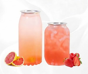 [Hot Item] 500ml Pet Can Disposable Custom Clear Plastic Cans for Milk Tea Juice