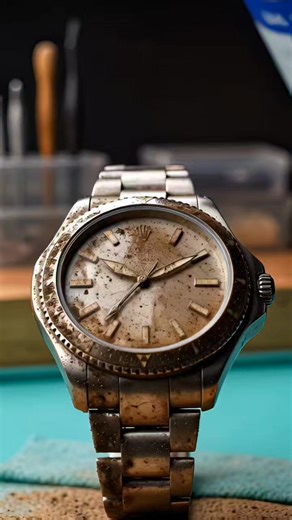 Watch this incredible Rolex watch restoration transformation. This rusted and damaged luxury watch gets a full deep cleaning and extreme rust removal. See the satisfying before and after results as corrosion dissolves and the metal becomes polished and shiny again. Do you think it was worth saving? 👇 Follow for more satisfying restorations and extreme cleaning videos. #LuxuryWatch #RustRemoval #Restoration #Satisfying #BeforeAndAfter #WatchCleaning #Reels | Entertainment Universe