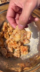 Crispy Parmesan garlic popcorn chicken by Customer:➡ @platesbykody Seasoned with:➡ #Flavorgod Cajun Lovers! 🔥 - Add delicious flavors to your meals!⬇️ Click link in the bio -> @flavorgod | www.flavorgod.com - "One ingredient I added to this sauce that’s usually not in parm garlic sauce.. Scallions, they made it super flavorful.. like it ain’t already 😂. What are y’all snacking on tonight, will this be your next one? What you’ll need Marinade • @flavorgod Cajun • @pompeian white wine vinegar • 