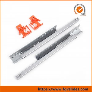[Hot Item] Single Extension European Style Undermount Slides Concealed Drawer Slide