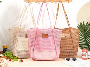 Personalized Beach Bag,bridesmaid Beach Tote Bags,summer Beach Bag,custom Girls Trip Bag,bridesmaid Proposal Gifts Bags,mesh Tote Bag - Etsy