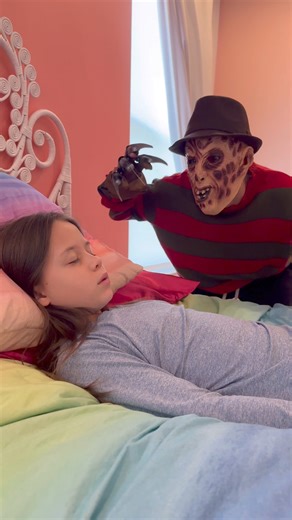199K views · 1.5K reactions | Freddy Krueger is actually nice #freddy #freddykrueger #spooky #fun #funny #reels #daughter #dadlife #funny #comedy | The McCarty Family | Facebook