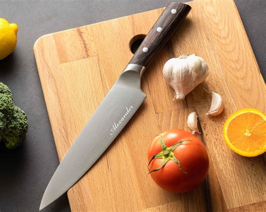 Custom 8 Inch Chef Knife, Personalized Chef Knife Set, Chef Gifts for Wife, Mom, Engraved Chef Knife With Name - Etsy