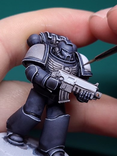 Space Wolf Speedpaint Tutorial for Warhammer 40K