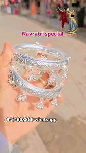 2.1K views · 41 reactions | Silver kada payal #navratri #sport #bestjewellery #newlook #navratrispecial❤️ #explore #virwlvideo❤️❤️ | Indar Kumar | Facebook