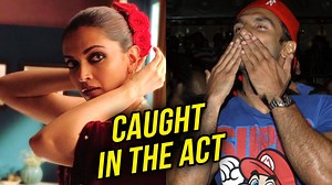 AWWW! Deepika Padukone gets a KISS by her beau Ranveer Singh. Watch the story. | Bollywood Now