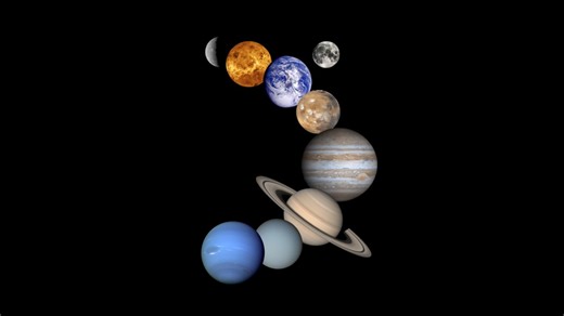 Six planets visible in evening sky after sunset