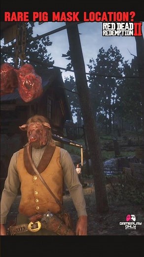 RDR2 – Pig Mask Location | Secret Rare Mask in Red Dead Redemption 2
