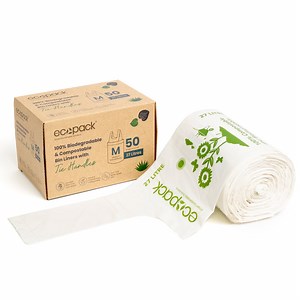 [Hot Item] 100%Biodegradable Compostable Garbage Bags Trash Bags with Bpi Certificate Cornstarch Pbat PLA